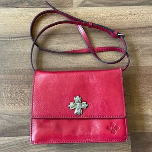 Gorgeous Leather Red Patricia Nash Lanza bag